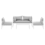 Gardeon 4 Seater Outdoor Sofa Set Aluminium Lounge Setting