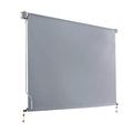 Instahut 3X2.5M Outdoor Blinds Awning Roll Down Screen Fabric Blinds Outdoor Window Shade Grey