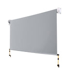 Instahut 3X2.5M Outdoor Blinds Awning Roll Down Screen Fabric Blinds Outdoor Window Shade Grey