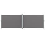 Instahut Side Awning Sun Shade Outdoor Retractable Privacy Screen 1.8X6M Grey