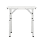 Weisshorn Folding Camping Table 60CM Adjustable Portable Outdoor Picnic Desk