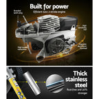 Giantz 52cc Petrol Brush Cutter Whipper Saw Trimmer 2 Stroke 3-in-1 Wheel