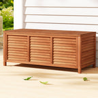 Gardeon Outdoor Storage Bench Box 210L Wooden Patio Furniture Garden Chair Seat