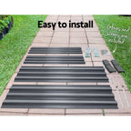 Green Fingers Garden Bed 180x90cm Planter Box Raised Container Galvanised Steel