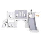 Keezi Kids Slide Swing Set Ball Hoop Rings Football Outdoor Toys