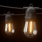 64m Festoon Lights Christmas Fairy String Lights Outdoor Party Garden Decor