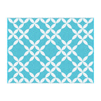 Gardeon Outdoor Rugs 274x366cm Large Carpet Reversible Area Mat PP Dual-Sided Patio Rug Light Blue