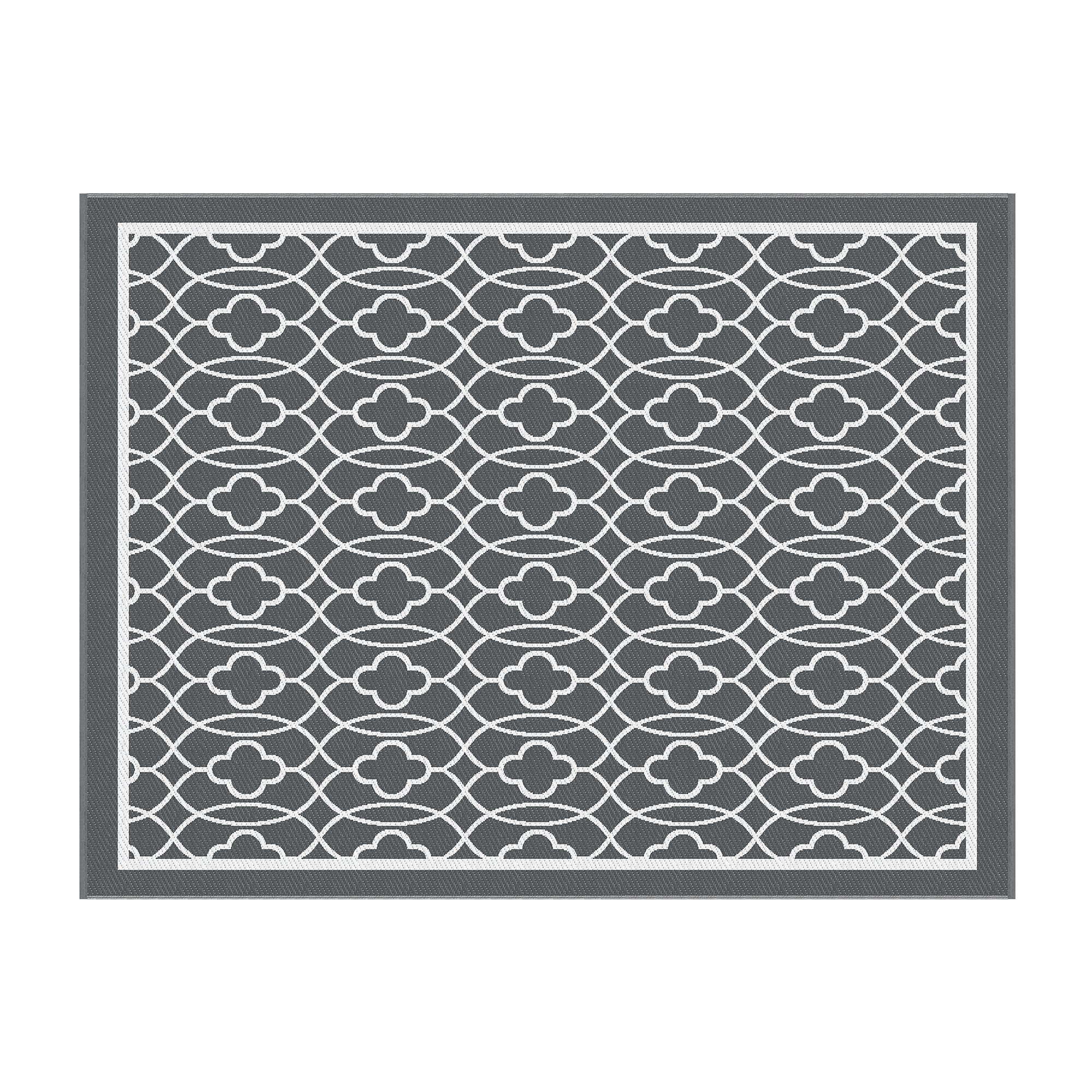Gardeon Outdoor Rugs 274x366cm Large Carpet Reversible Area Mat PP Dual-Sided Patio Rug
