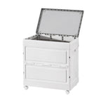 Gardeon 159L Outdoor Storage Box Stackable Cupboard Camping Organizer Wheels