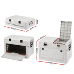 Gardeon 60L Outdoor Storage Box Foldable Camping Collapsible Bins Organizer