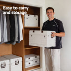 Gardeon 80L Outdoor Storage Box Foldable Camping Collapsible Bins Organizer