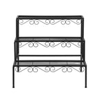 Artiss Plant Stand 3 Tier Metal Corner Plant Shelf Multiple Flower Holder Rack