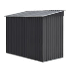Giantz Garden Shed 2.38x1.31M Sheds Outdoor Storage Tool Metal Workshop Shelter Sliding Door