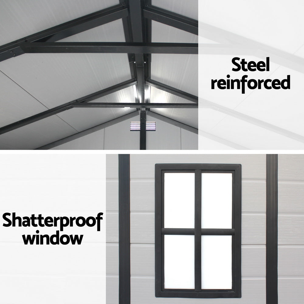 Giantz Garden Shed Sheds Outdoor Storage 2.15x2.14M Tool Workshop House Shelter