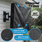 Artiss 55-58 Inch TV Cover Waterproof Outdoor Patio Flat Television Protector