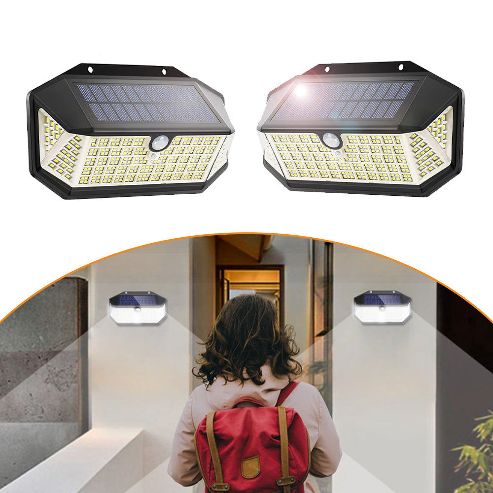 Dimnezz 5-Sided Human Induction Outdoor Garden LED Lamp