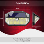 Dimnezz 5-Sided Human Induction Outdoor Garden LED Lamp