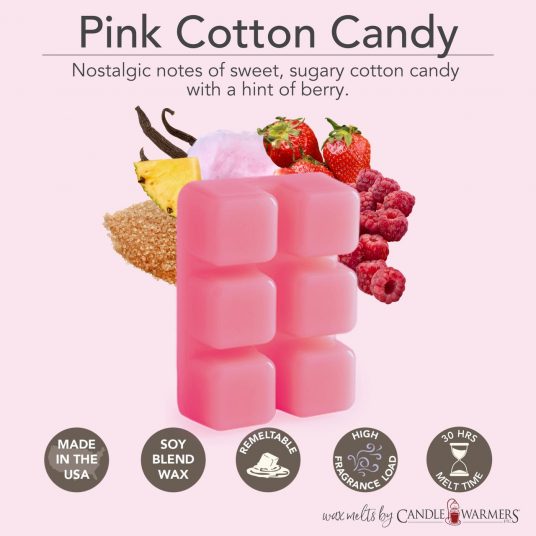 Pink Cotton Candy Classic Wax Melts 2.5oz