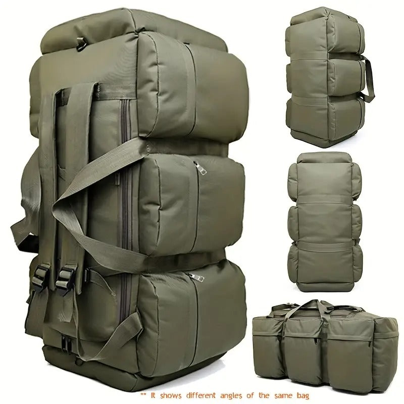 Military Duffel Backpack 80L Outdoor Travel Bag