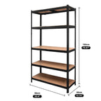 Heavy Duty Warehouse Shelving Rack Steel Garage Storage 180cm