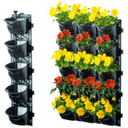 Quint vertical garden with 3 frames and 15 pots