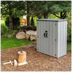 Lifetime Vertical Shed With Shelves