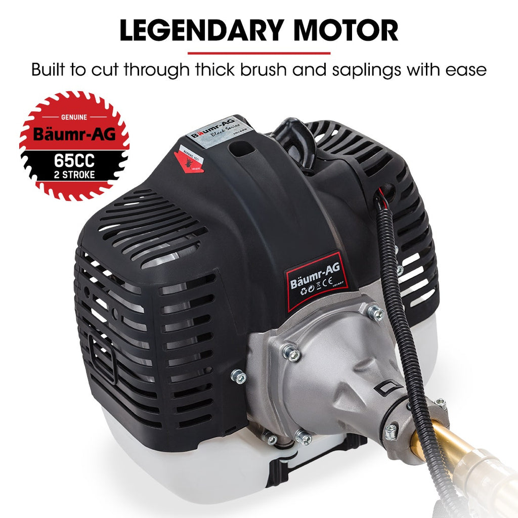 Baumr-AG 65CC Brushcutter Whipper Snipper Trimmer Brush Cutter Multi Pole Tool