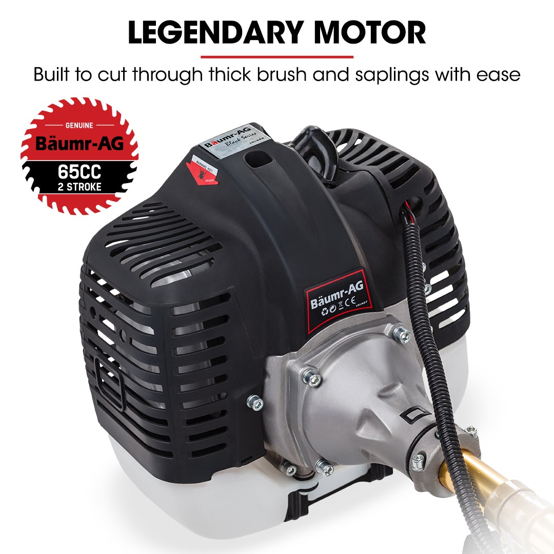 Baumr-AG 65CC Brushcutter Whipper Snipper Trimmer Brush Cutter Multi Pole Tool