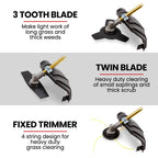 Baumr-AG 65CC Brushcutter Whipper Snipper Trimmer Brush Cutter Multi Pole Tool