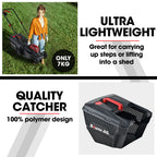 BAUMR-AG 450CX 40V SYNC Cordless Lawn Mower Kit, Fast Charger, 2 x 4Ah Battery, 320mm Grass Cutting Path