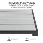 Fortia 90 x 90cm Outdoor Dining Table, Square, Furniture for Outside