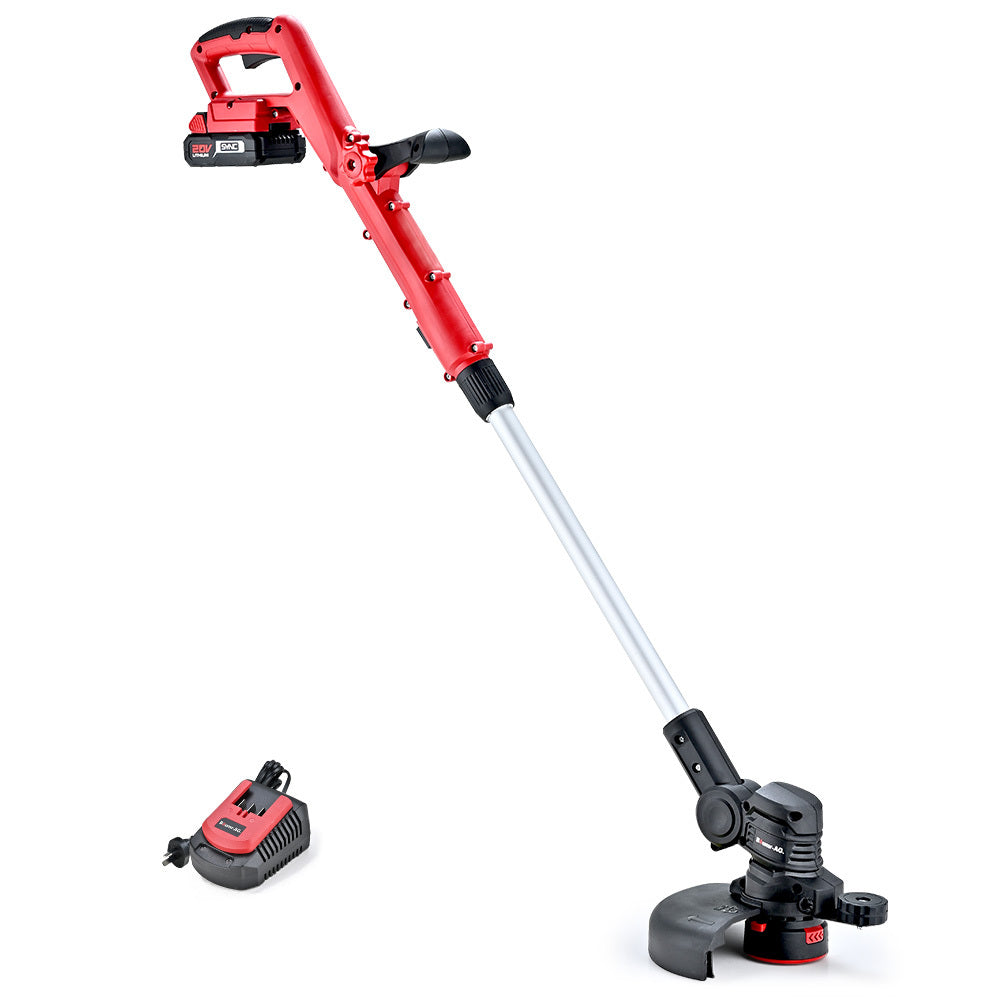 BAUMR-AG LN3 20V SYNC Cordless 2in1 Line Trimmer & Lawn Edger, with Battery and Charger Kit, Adjustable head, Guide Wheel