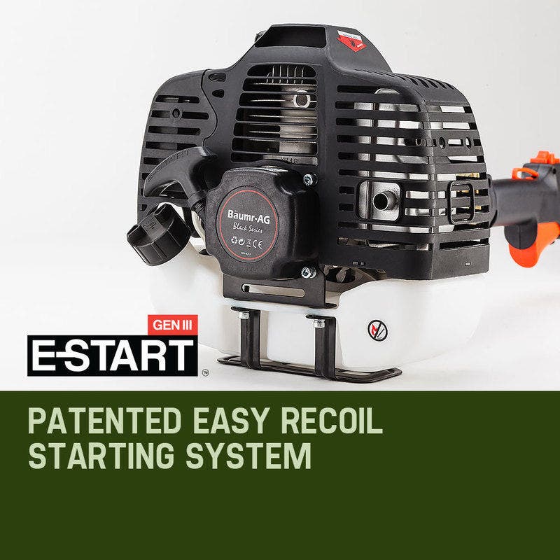 BAUMR-AG 65cc 9in1 Long Reach Garden Multi-tool, Pole Saw, Hedge & Line Trimmer, Brush Cutter, 12" Tree Trimming Pruning Chainsaw Bar