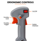 MTM 62cc 7in1 Brush Cutter Garden Multi-Tool , Pole Hedge & Line Trimmer, Bullhorn Handle, 12" Tree Trimming Pruning