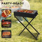 Wallaroo Charcoal BBQ Grill - Adjustable Height