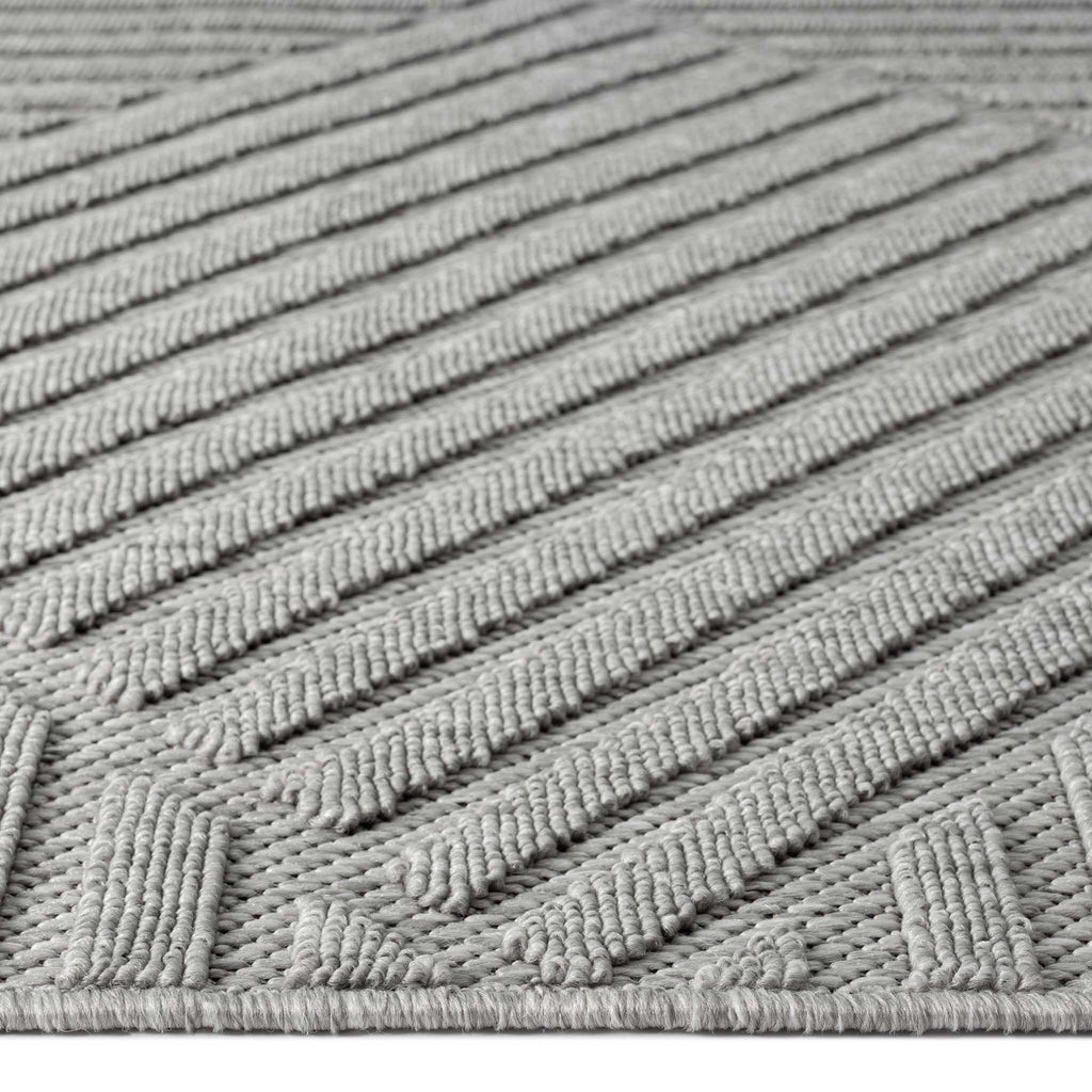 Alpha Outdoor Rug - Light Grey - 160x230