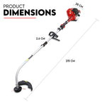 4 STROKE Curved Split Shaft Line Trimmer Garden Lawn Whipper Snipper