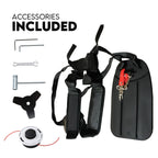 4 STROKE Whipper Snipper Straight Shaft Line Trimmer 31CC Pole Brush Cutter