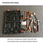 82 Pcs Household Hand Tools Set Hand Tool Kit for Home Office Car Repair Tools