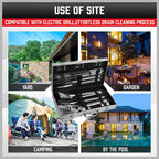 18Pcs BBQ Tool Set Stainless Steel Barbecue Utensil Cooking Grill Outdoor Cook