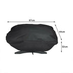 Waterproof BBQ Grill Cover for Weber Q100 Q1000 Series 67×44×32cm