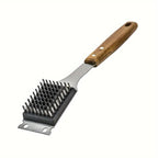 BBQ Grill Cleaning Brush Heavy Duty Wire Scraper for Outdoor Grill Maintenance