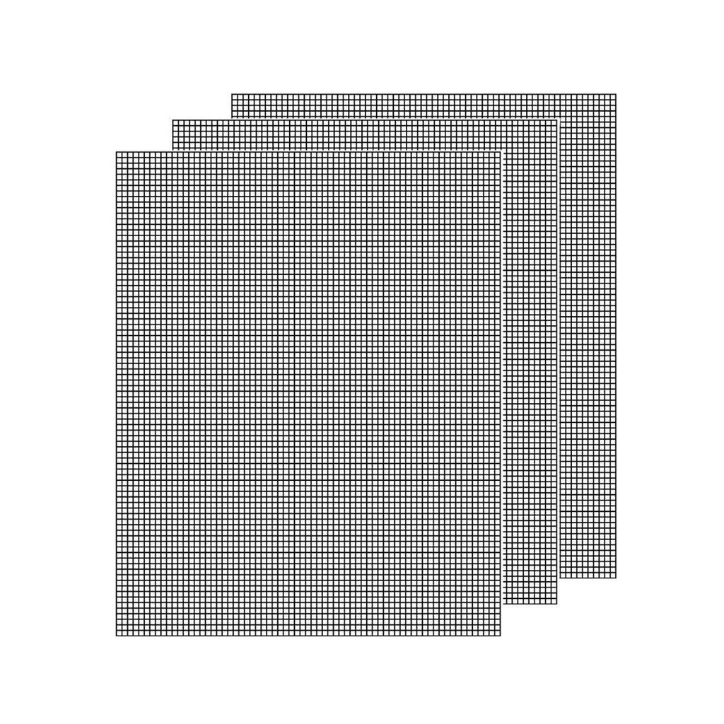 3/6/10PCS Non-Stick BBQ Grill Mat Mesh Liner Cooking Barbecue Sheet Baking Pad - 40X30cm-10PCS