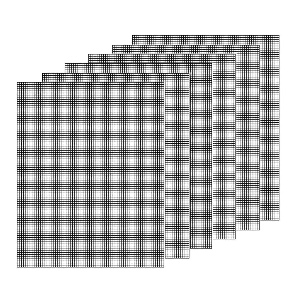 3/6/10PCS Non-Stick BBQ Grill Mat Mesh Liner Cooking Barbecue Sheet Baking Pad - 40X30cm-10PCS