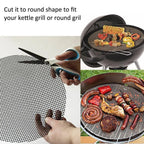 3/6/10PCS Non-Stick BBQ Grill Mat Mesh Liner Cooking Barbecue Sheet Baking Pad - 42X36cm-3PCS