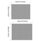 3/6/10PCS Non-Stick BBQ Grill Mat Mesh Liner Cooking Barbecue Sheet Baking Pad - 40X30cm-6PCS