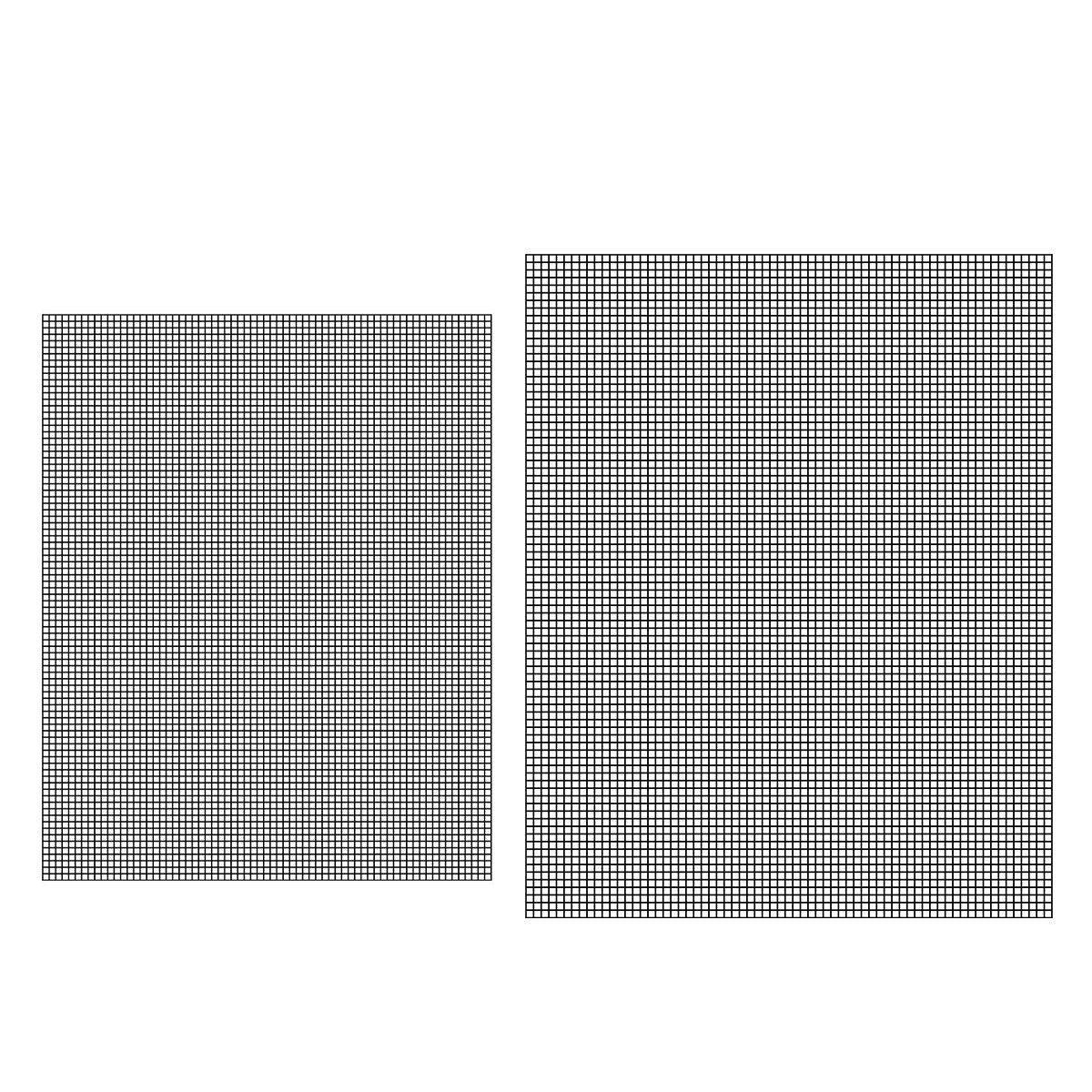 3/6/10PCS Non-Stick BBQ Grill Mat Mesh Liner Cooking Barbecue Sheet Baking Pad - 42X36cm-6PCS