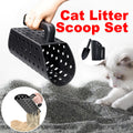 2PCS Cat Litter Scoop Durable Plastic Cleaning Shovel Kitty Box Waste Removal