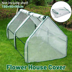 Greenhouse Cover Transparent Grid Garden Conservatory Plant Protection Tent