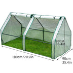 Greenhouse Cover Transparent Grid Garden Conservatory Plant Protection Tent